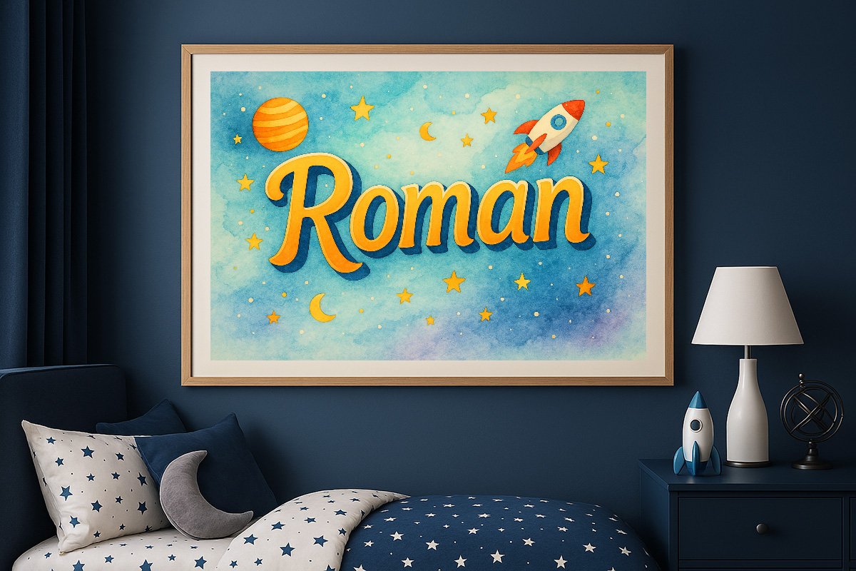 Roman Personalized Outer Space Art 269