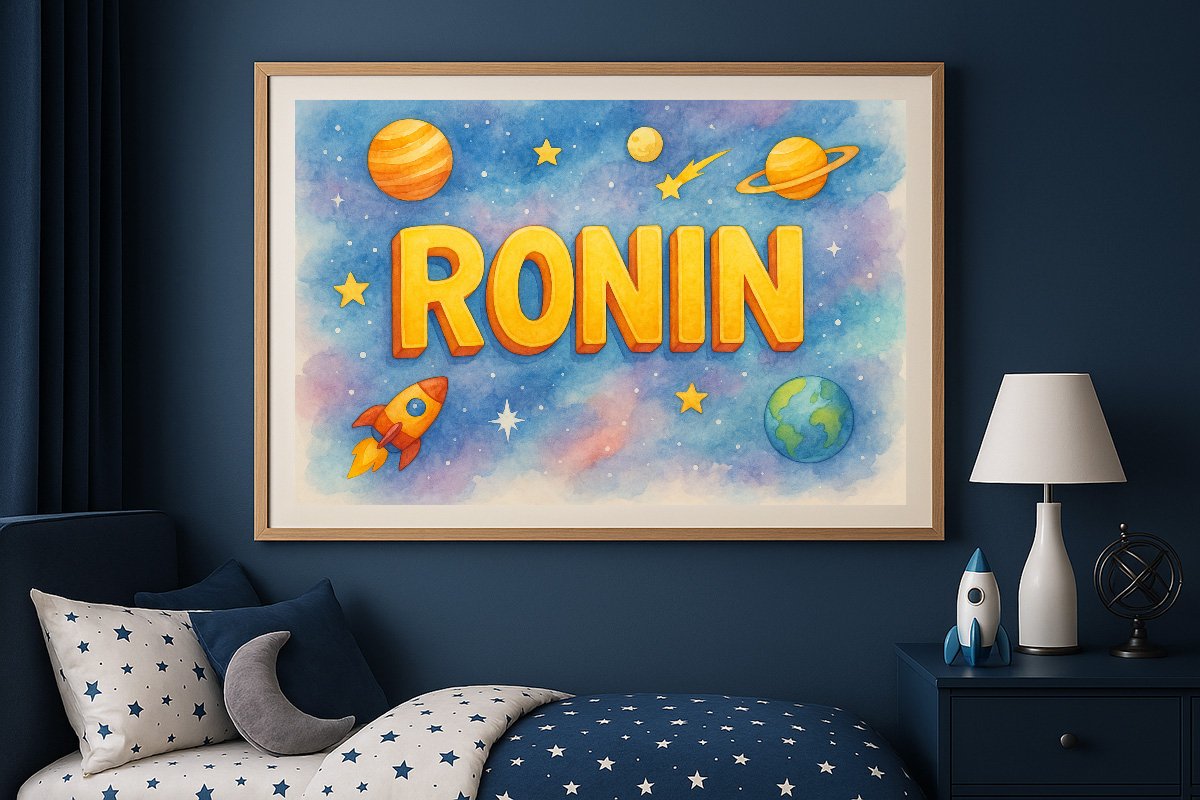 Ronin Personalized Outer Space Art 1151