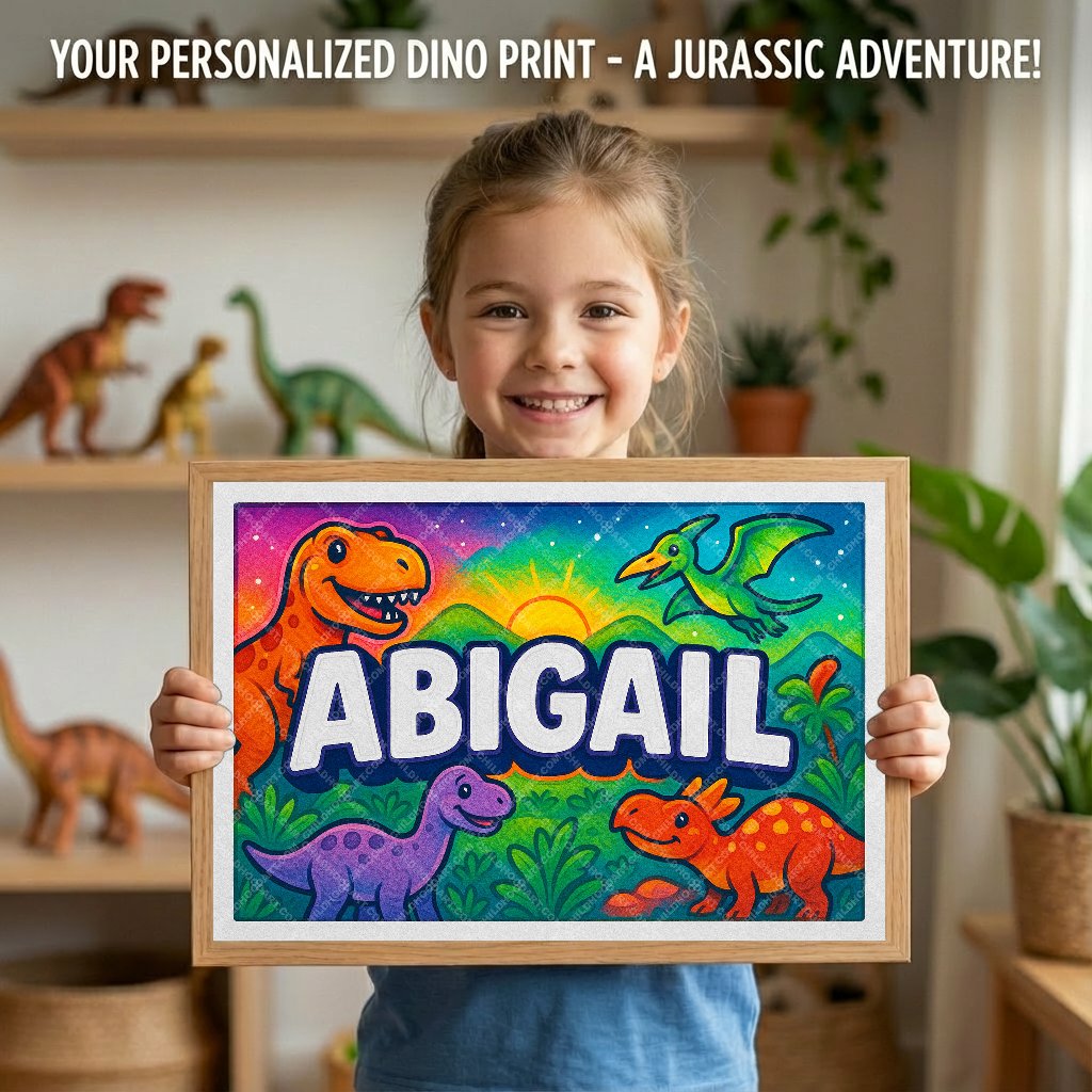 Personalized name art for Abigail