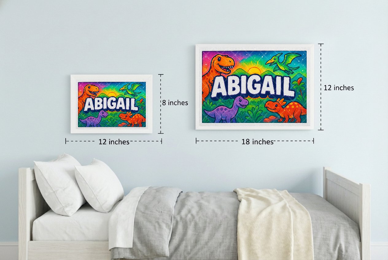 Personalized name art for Abigail