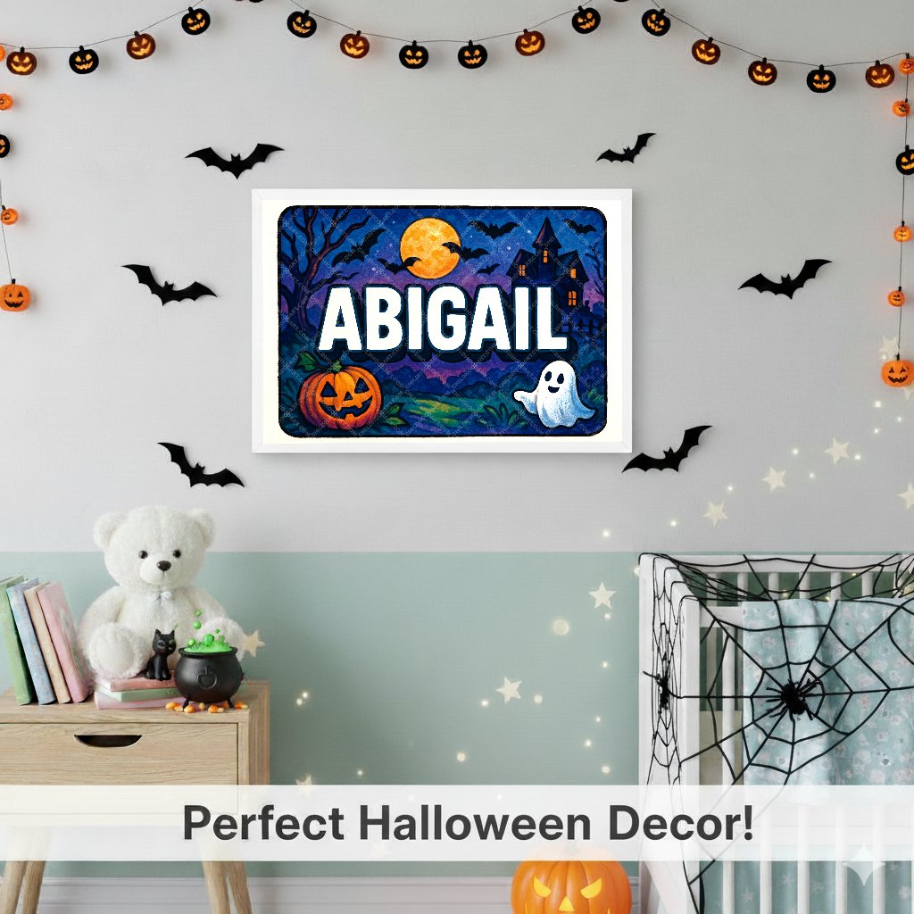 Personalized name art for Abigail