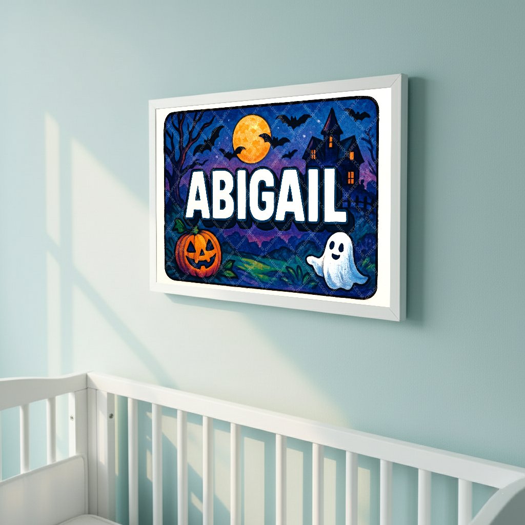 Personalized name art for Abigail