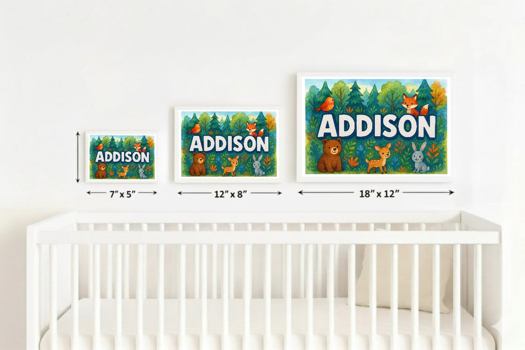 Personalized name art for Addison