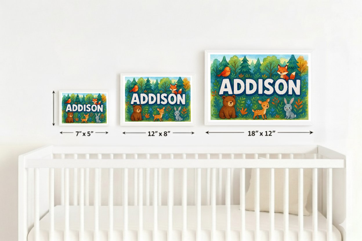 Personalized name art for Addison