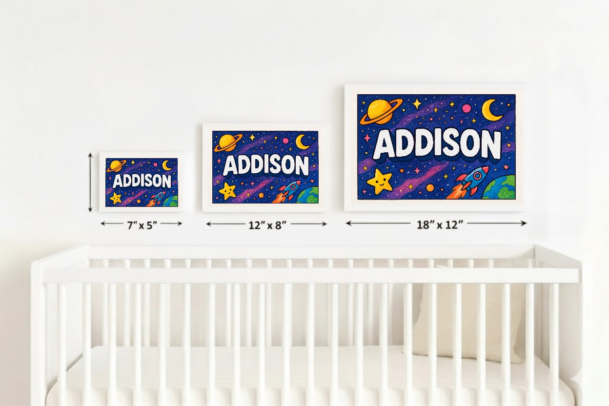 Personalized name art for Addison