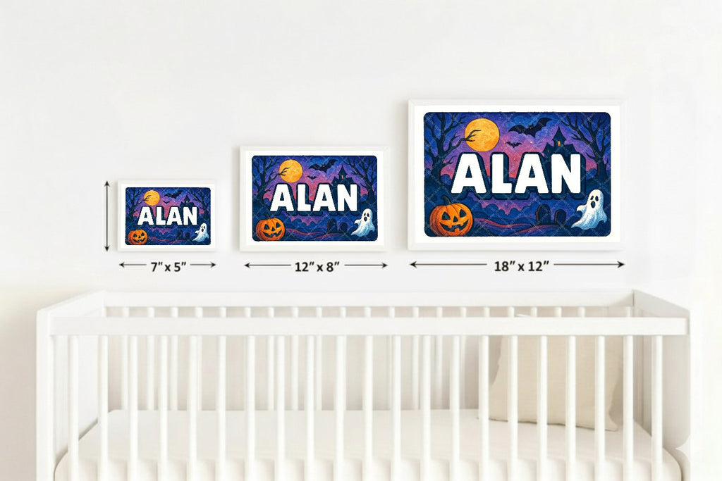 Personalized name art for Alan