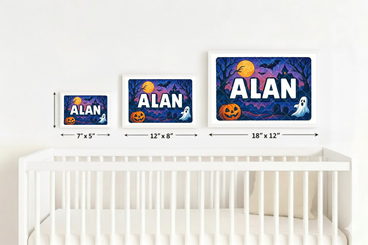 Personalized name art for Alan