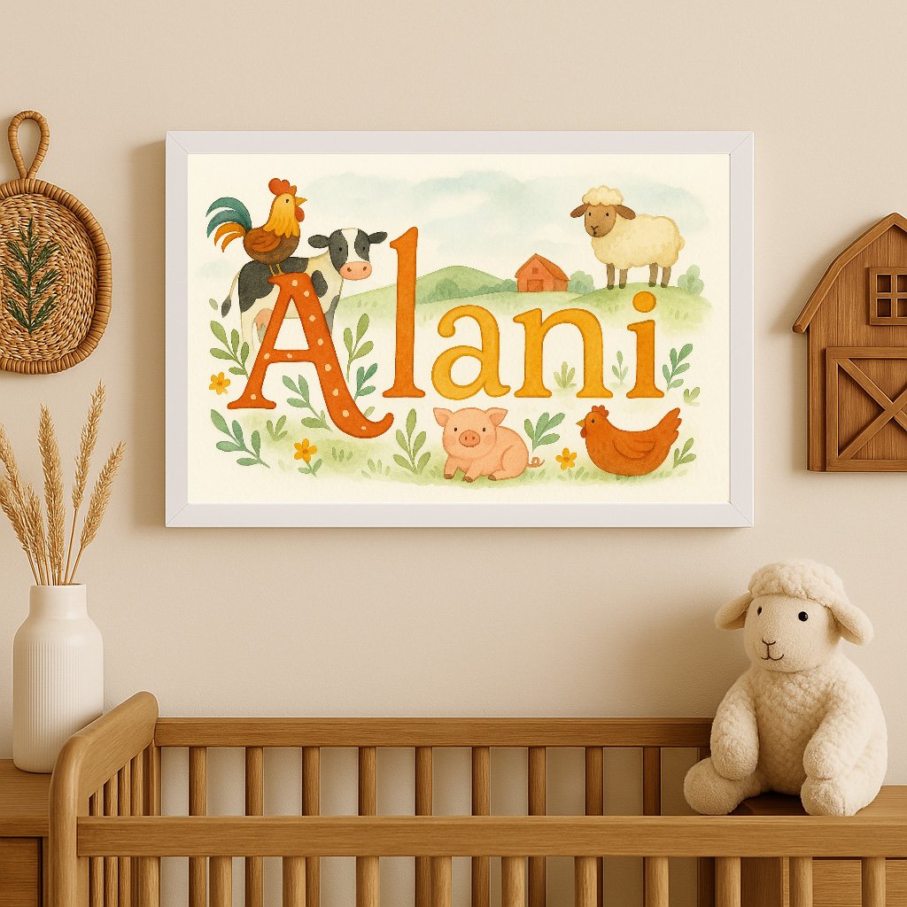 Alani's Customized Farm Name Art 359