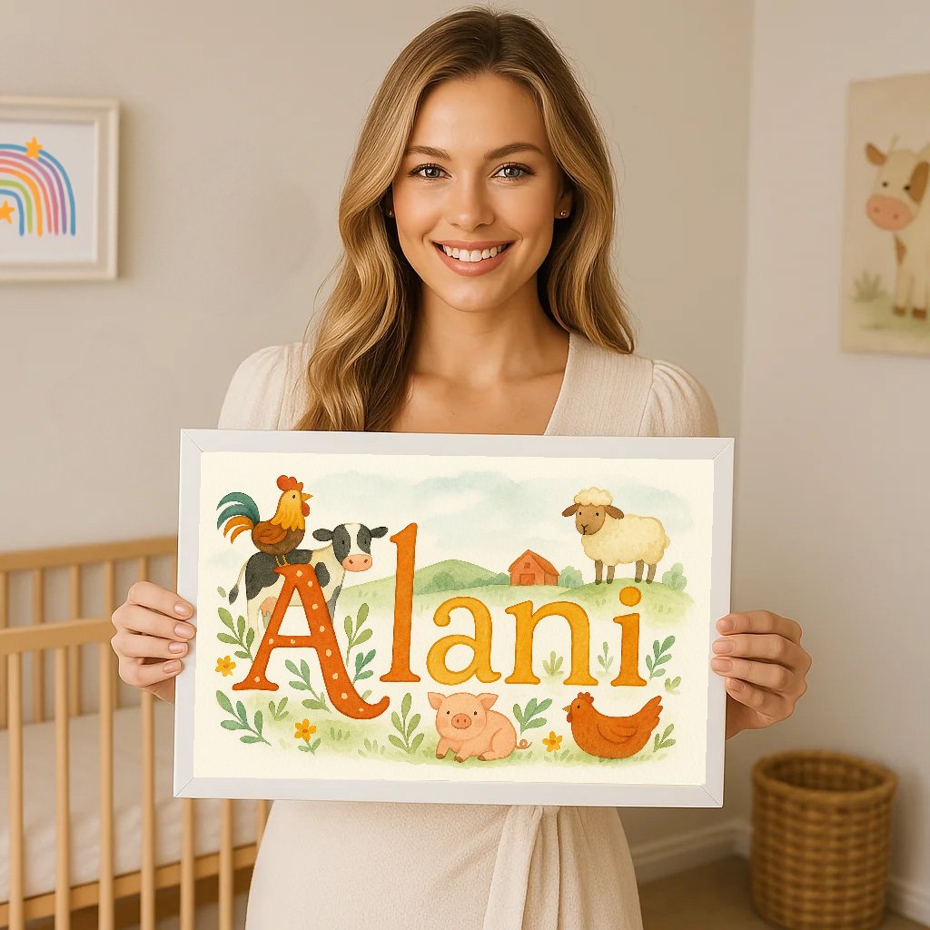 Alani's Customized Farm Name Art 359