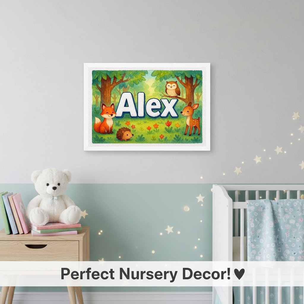 Personalized name art for Alex