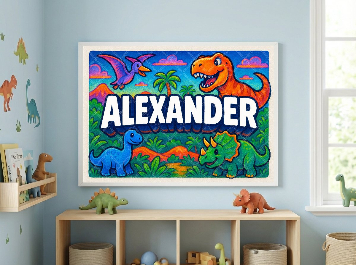 Personalized name art for Alexander