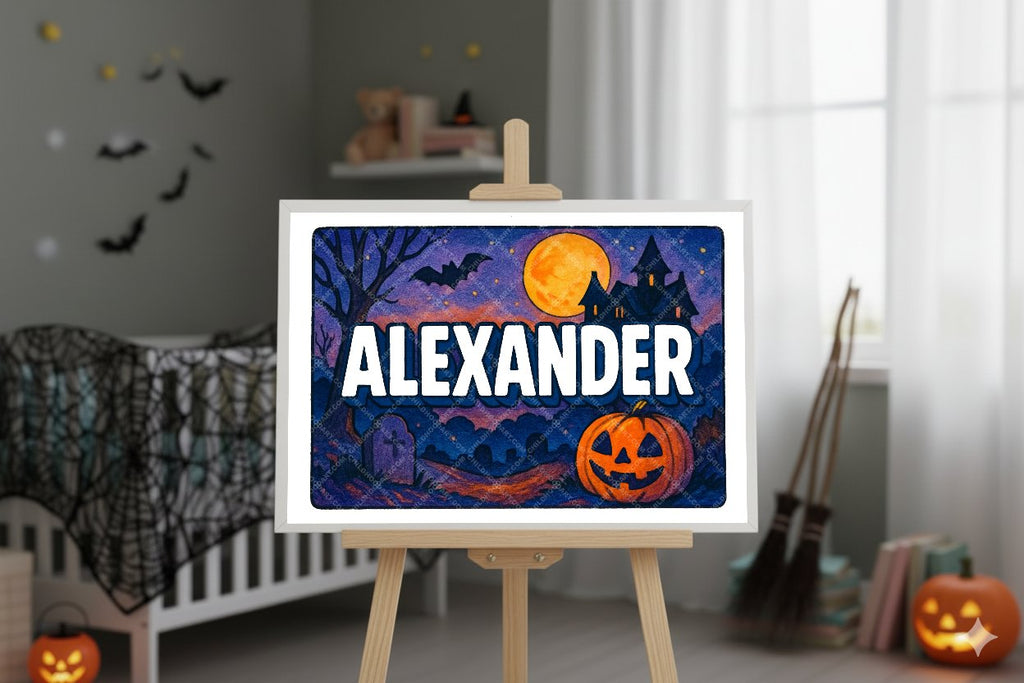 Personalized name art for Alexander
