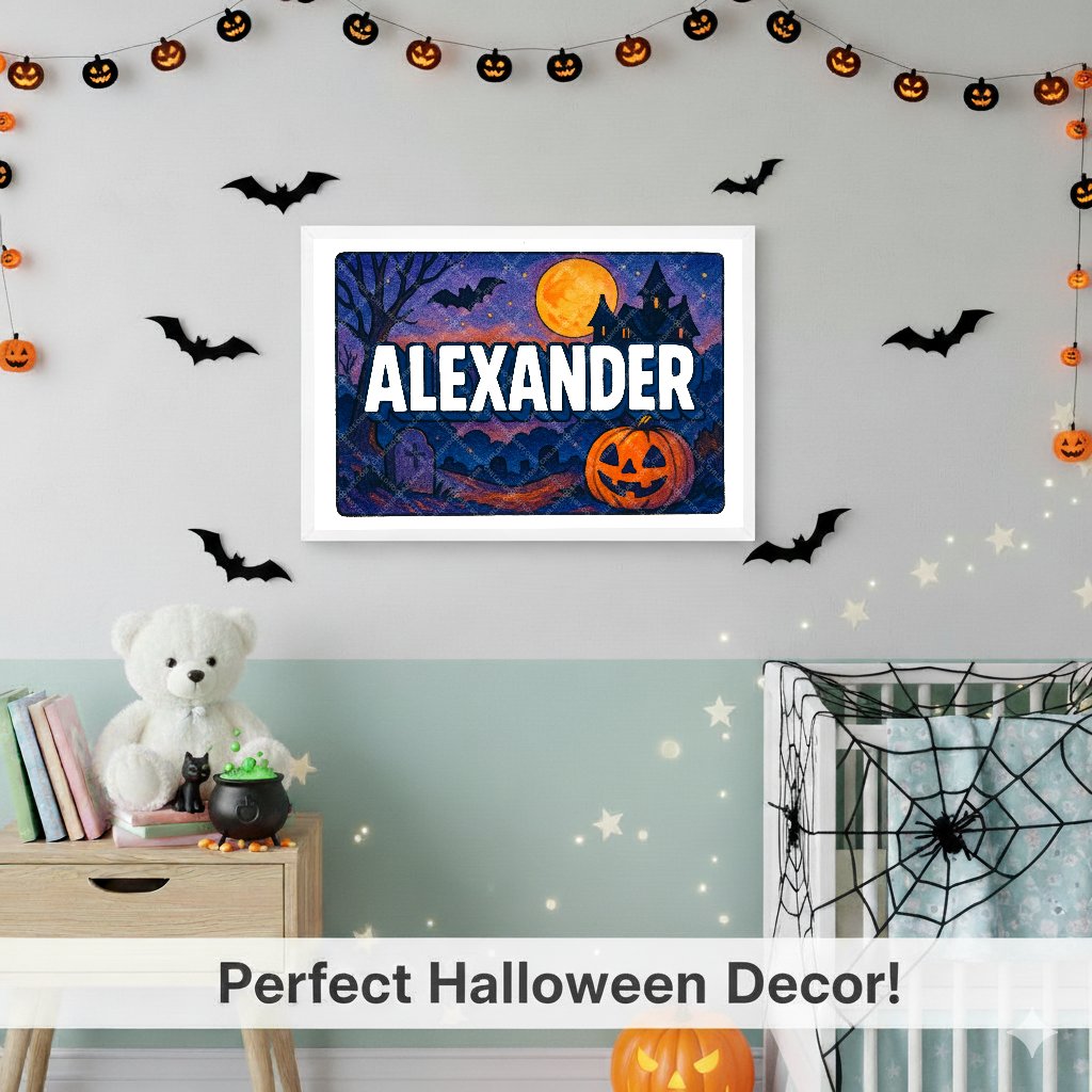 Personalized name art for Alexander