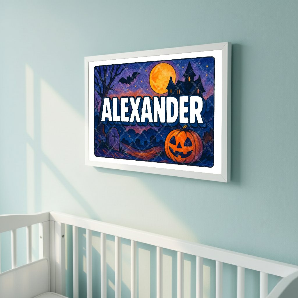 Personalized name art for Alexander