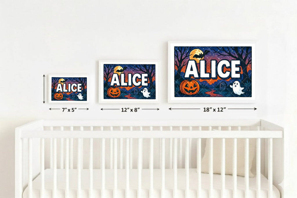 Personalized name art for Alice