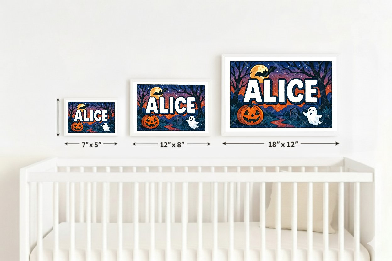 Personalized name art for Alice