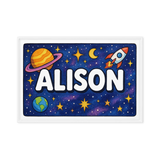 Adventurous alison Space Explorer Name Art