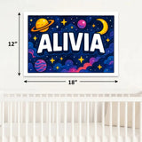 Adventurous alivia Space Explorer Name Art