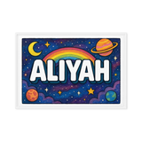 Adventurous aliyah Space Explorer Name Art