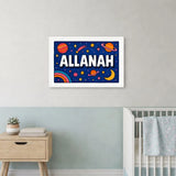 Adventurous allanah Space Explorer Name Art