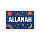 Adventurous allanah Space Explorer Name Art