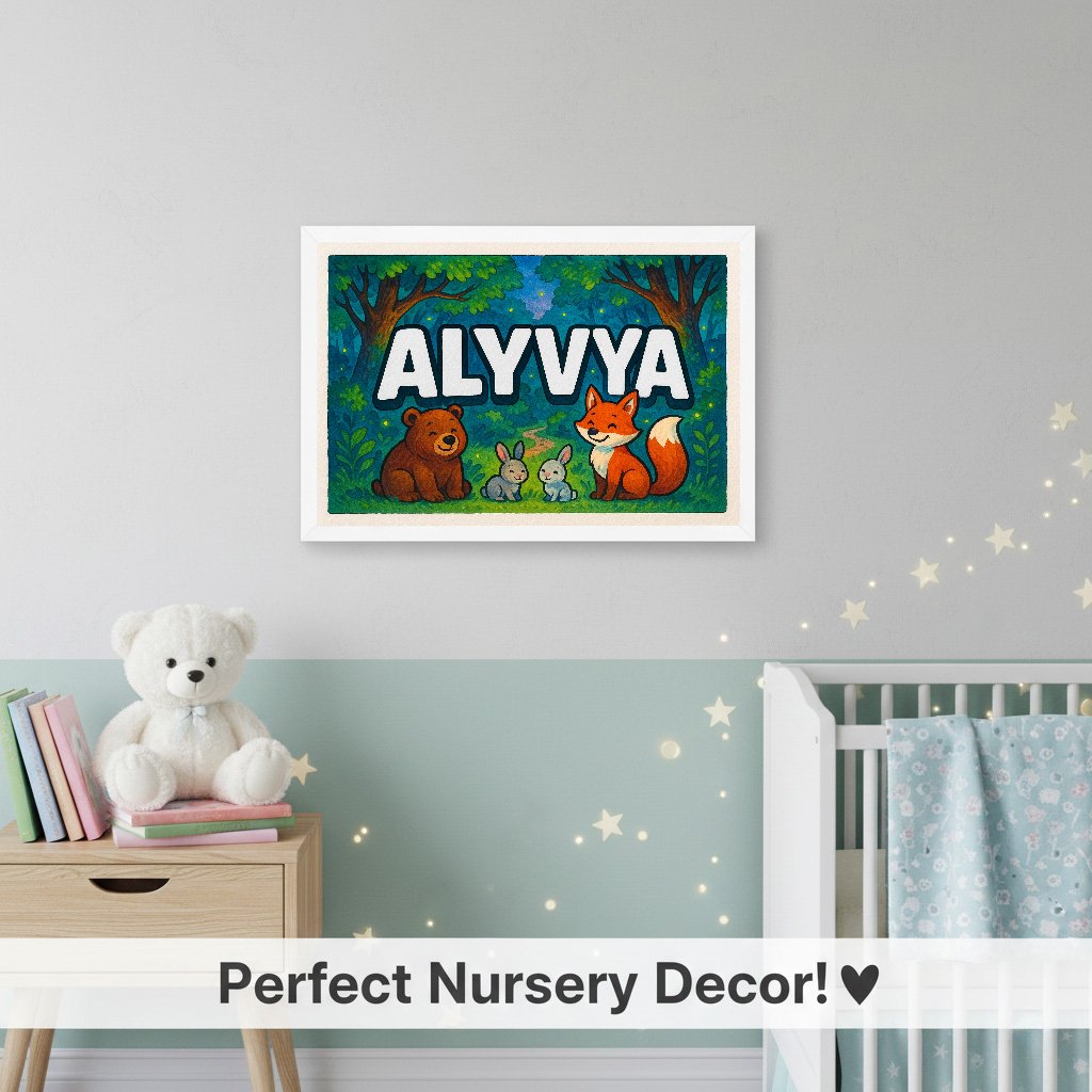 Personalized name art for Alyvya