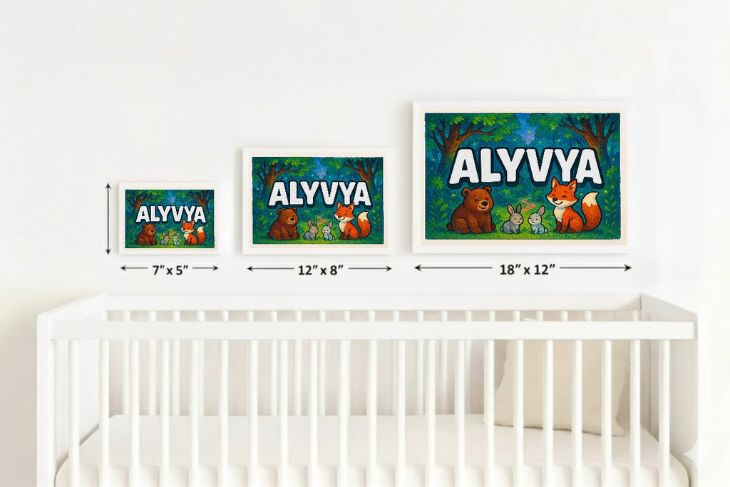 Personalized name art for Alyvya