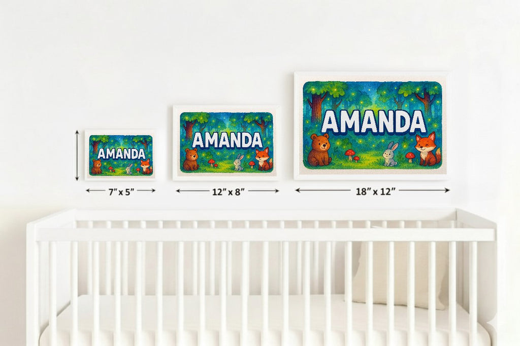 Personalized name art for Amanda