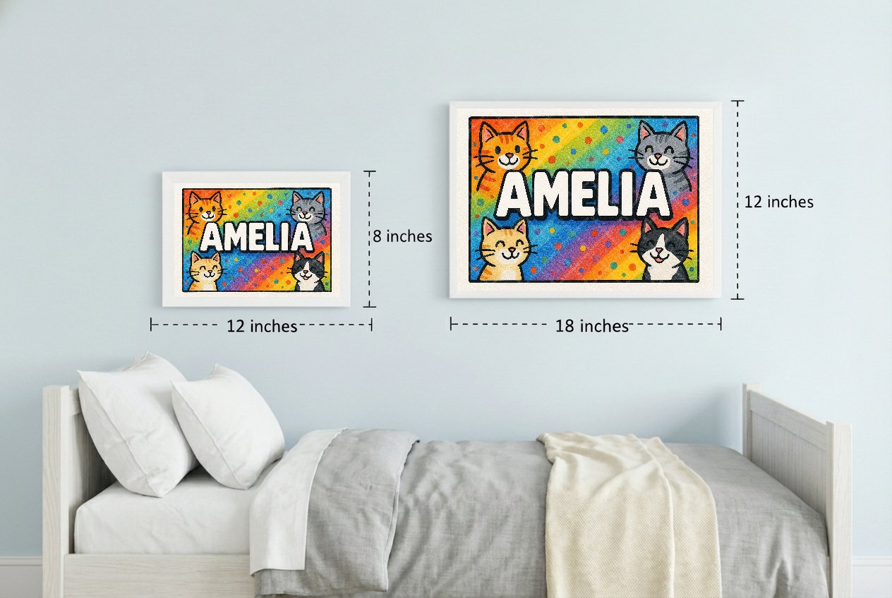 Personalized name art for Amelia