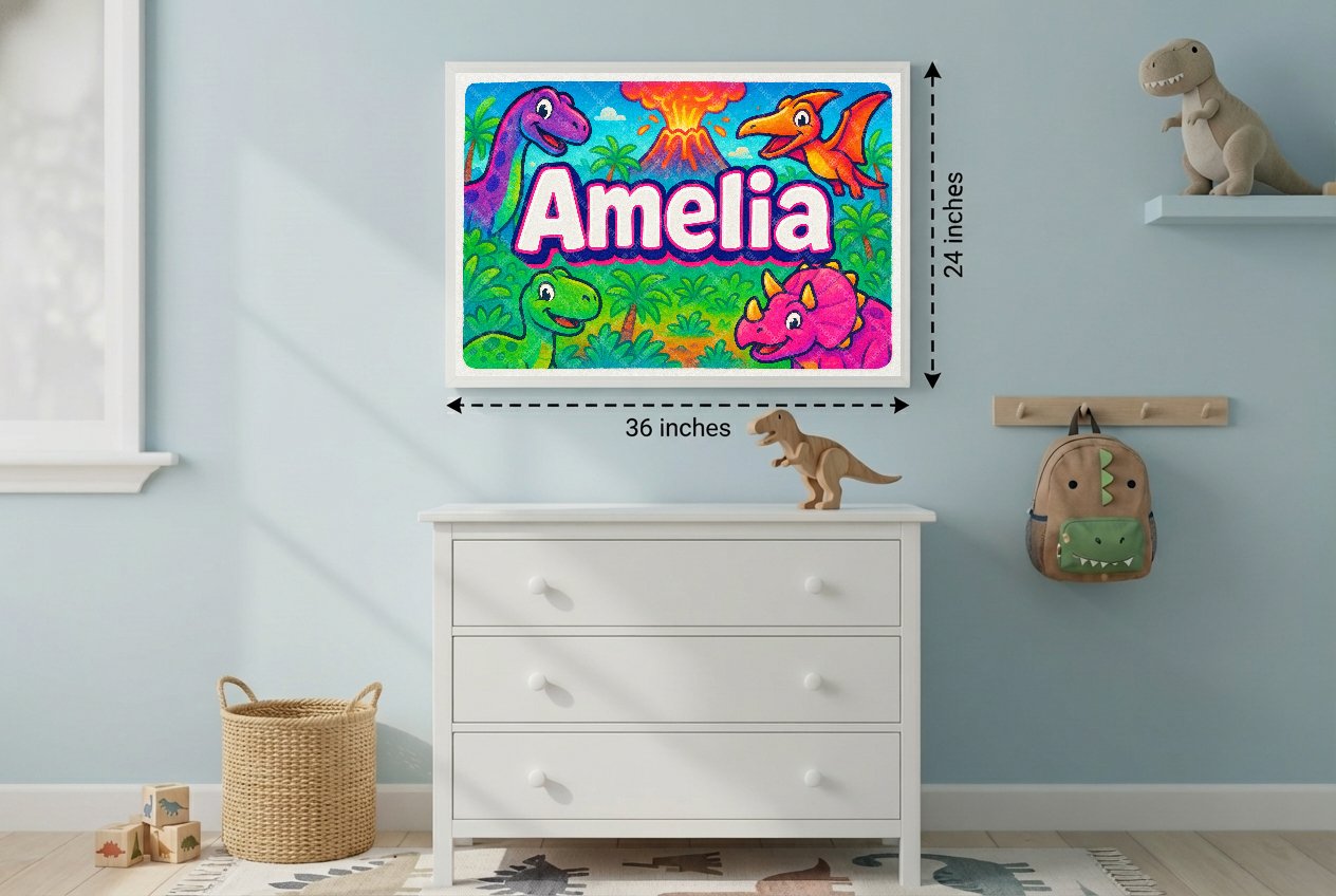 Personalized name art for Amelia