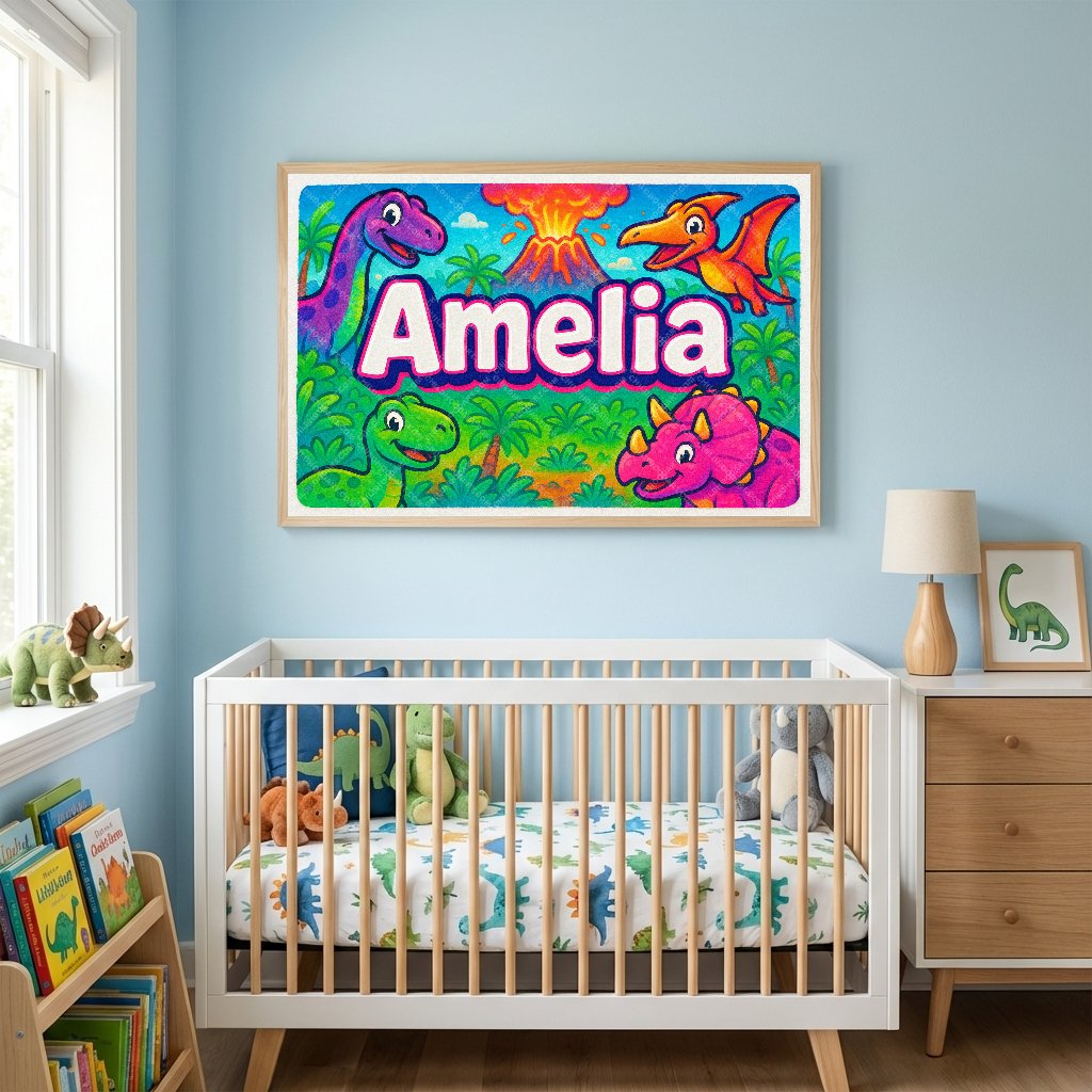 Personalized name art for Amelia