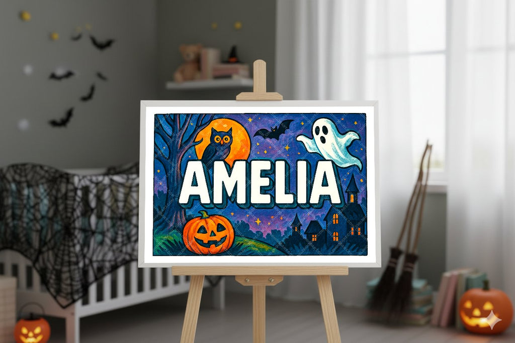 Personalized name art for Amelia