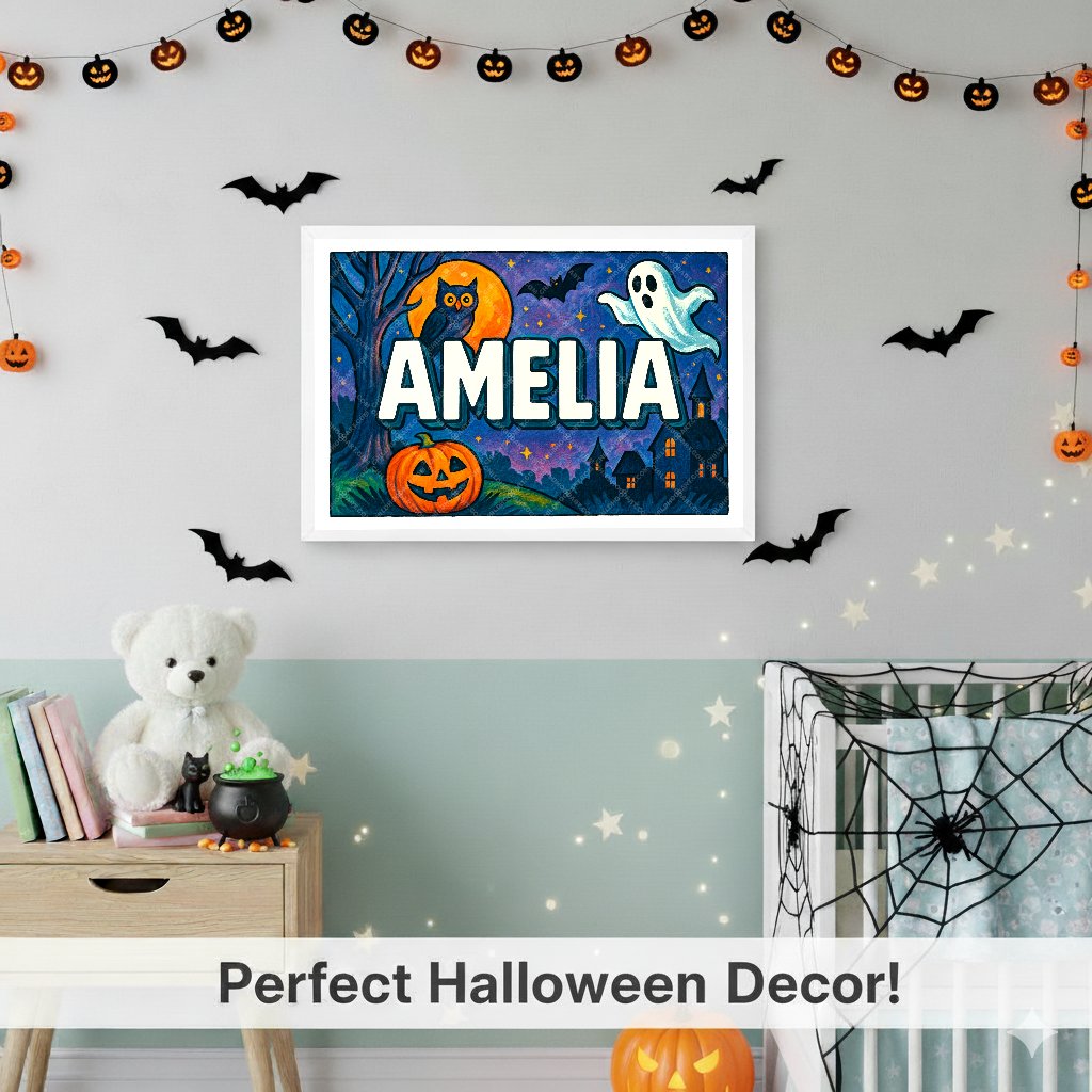 Personalized name art for Amelia