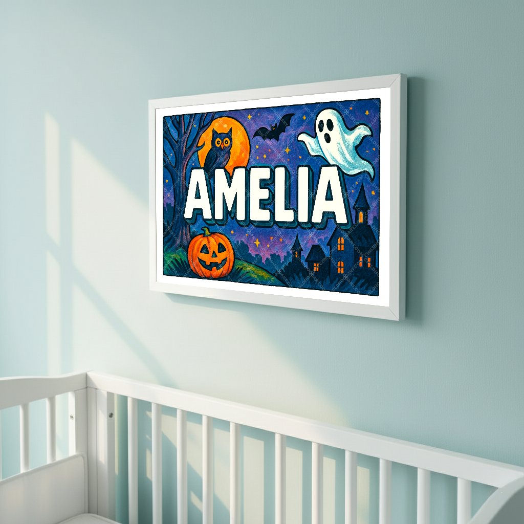 Personalized name art for Amelia