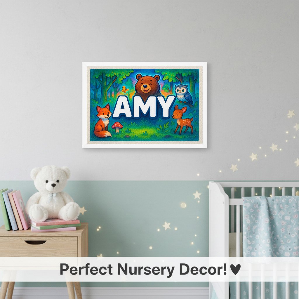 Personalized name art for Amy