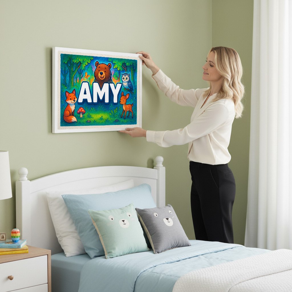 Personalized name art for Amy