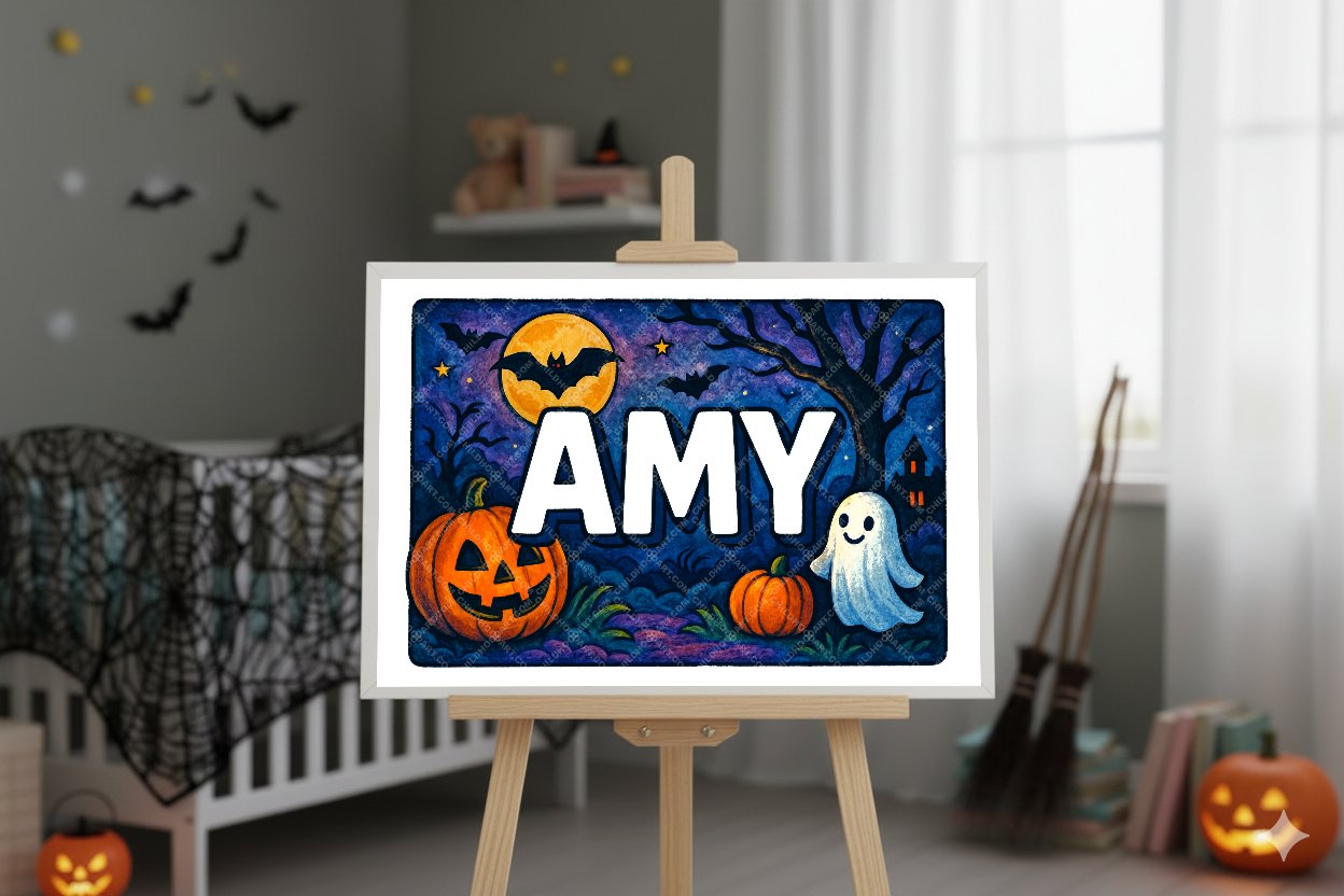 Personalized name art for Amy
