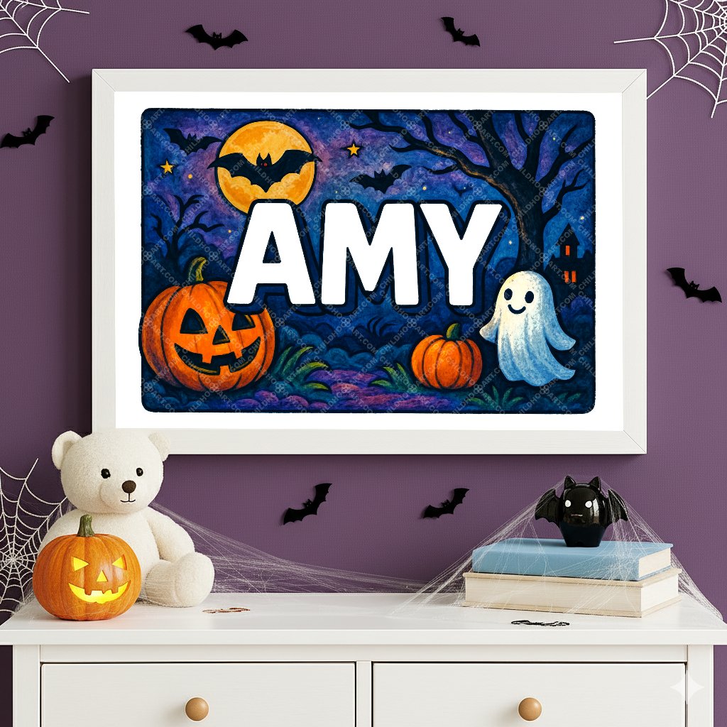 Personalized name art for Amy