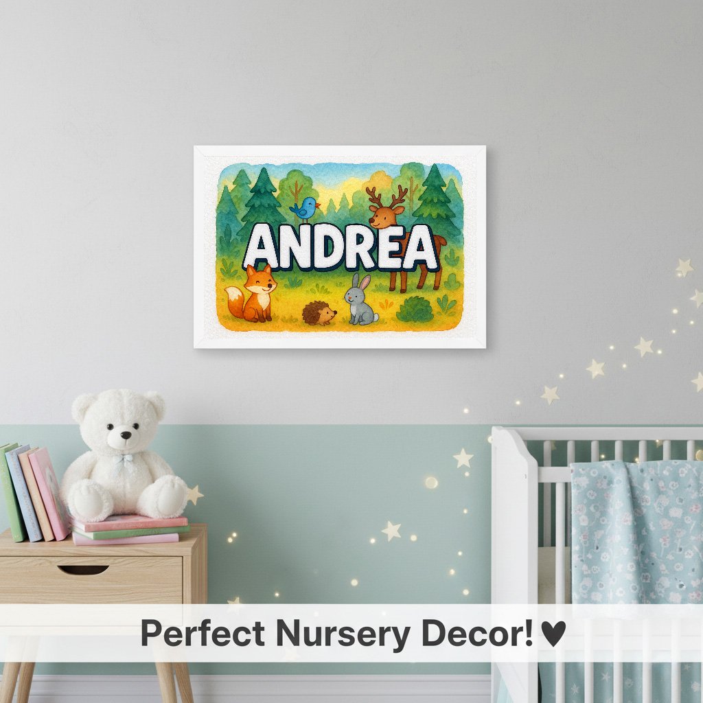 Personalized name art for Andrea