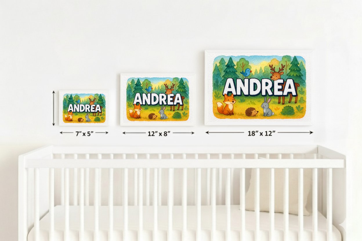 Personalized name art for Andrea