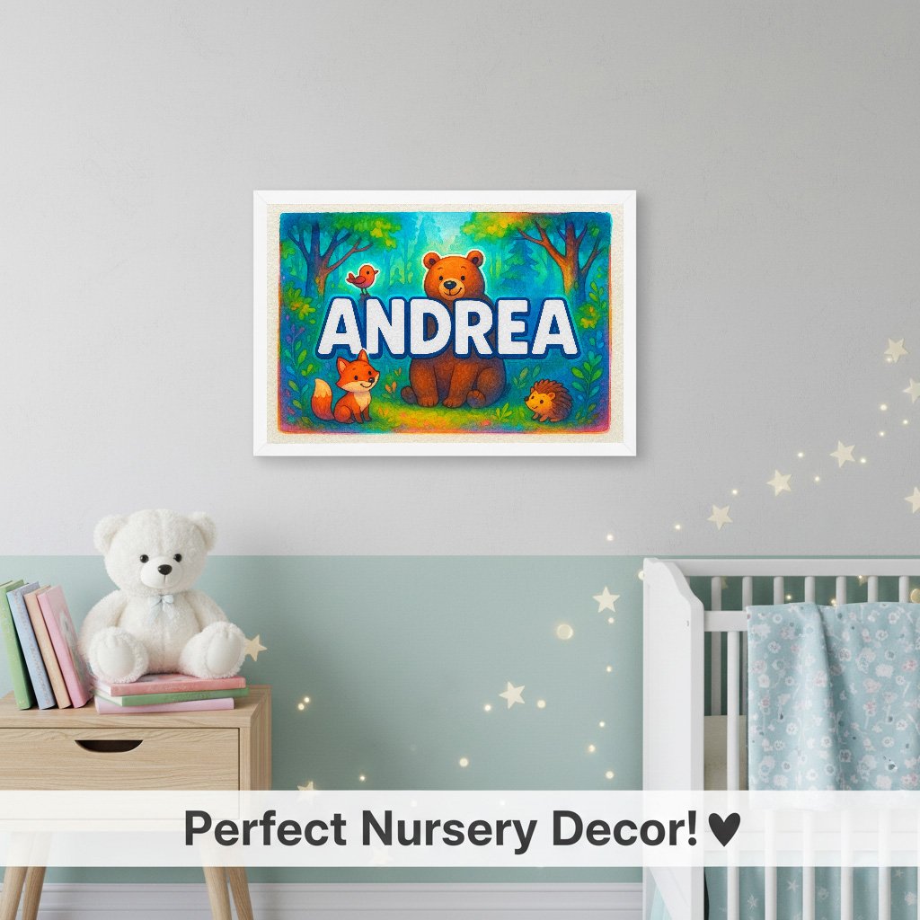 Personalized name art for Andrea