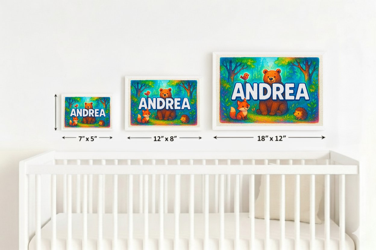 Personalized name art for Andrea