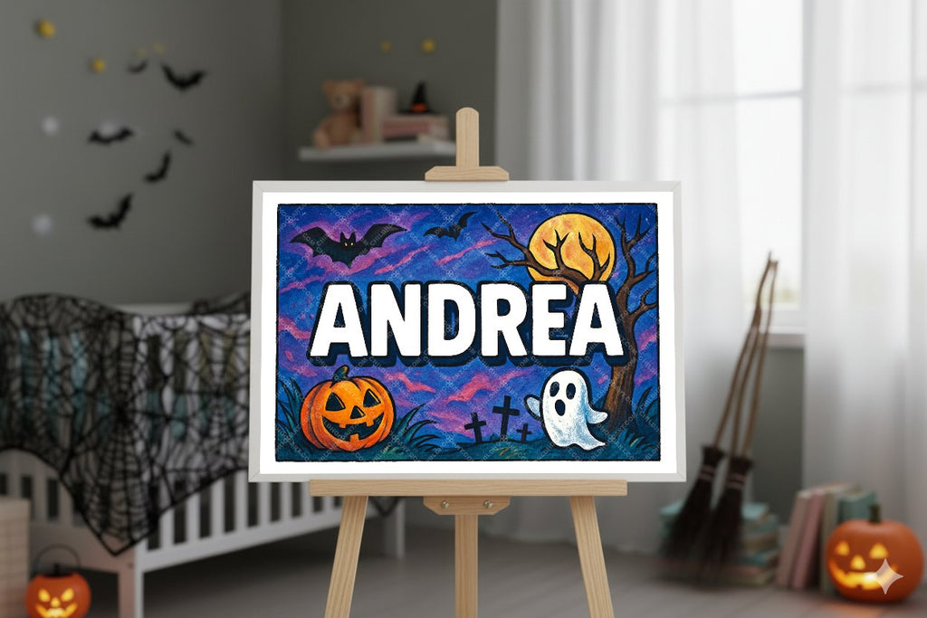 Personalized name art for Andrea