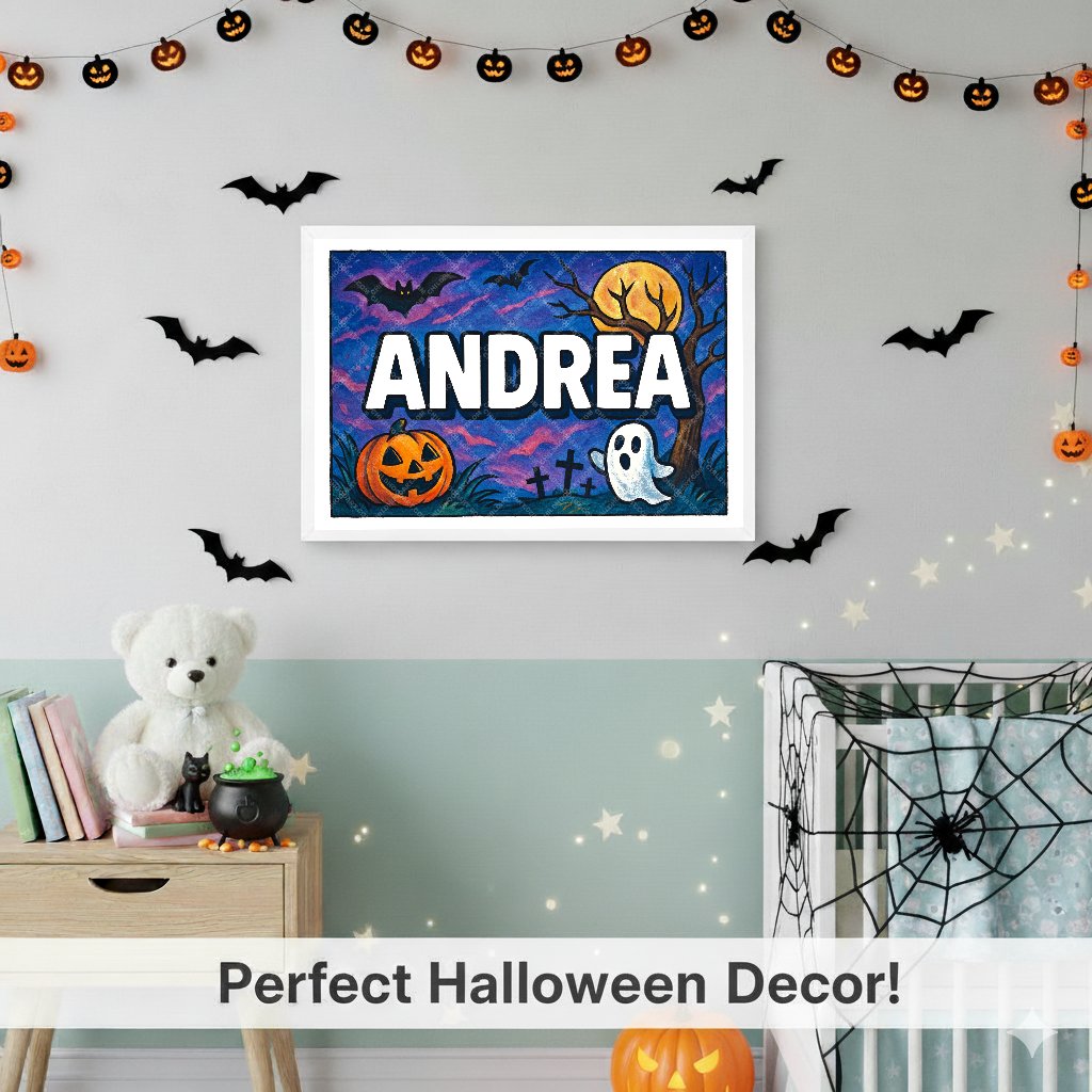 Personalized name art for Andrea