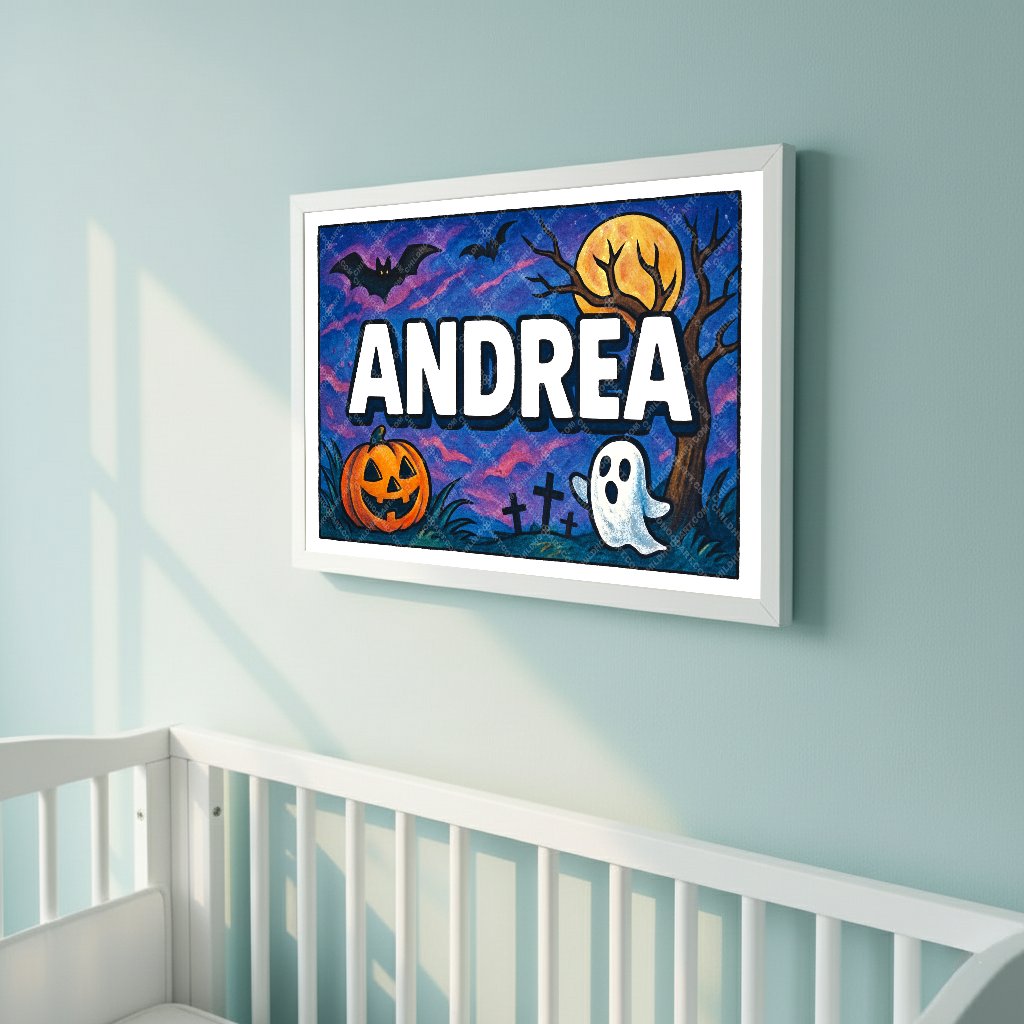 Personalized name art for Andrea