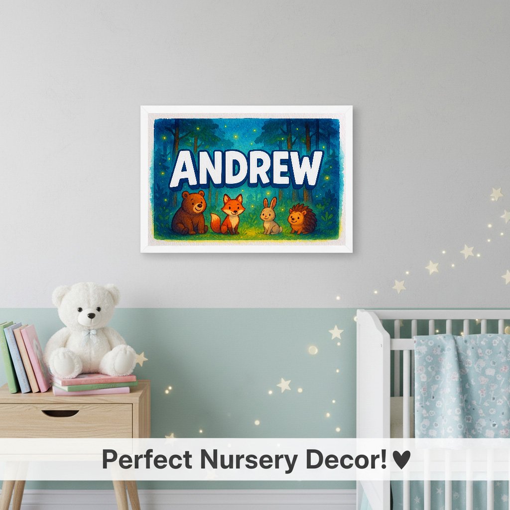 Personalized name art for Andrew