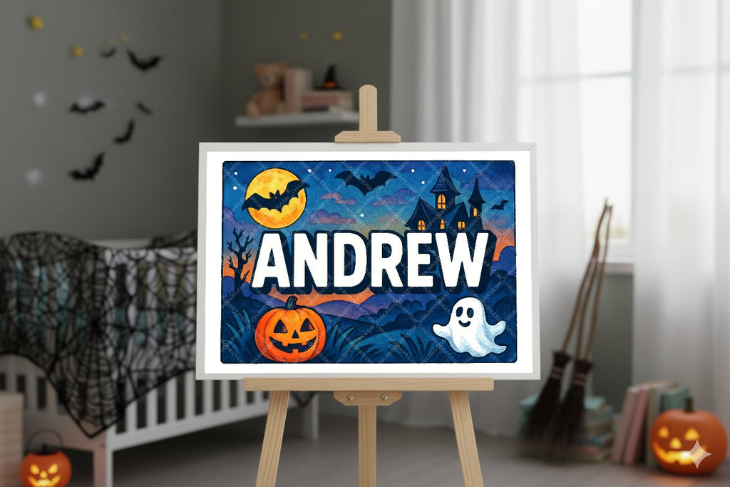 Personalized name art for Andrew
