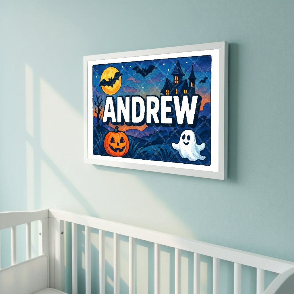 Personalized name art for Andrew