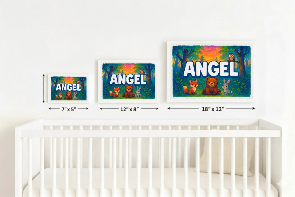 Personalized name art for Angel
