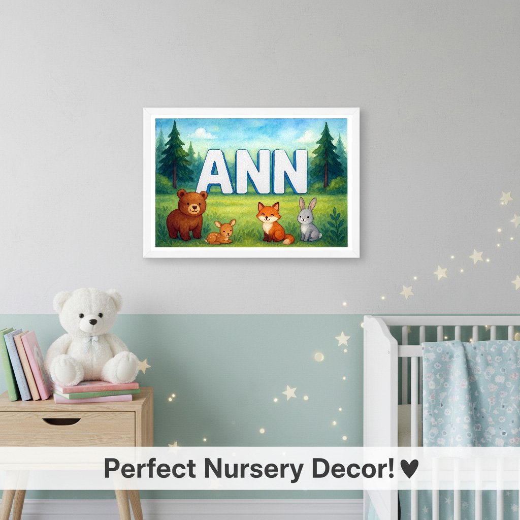Personalized name art for Ann